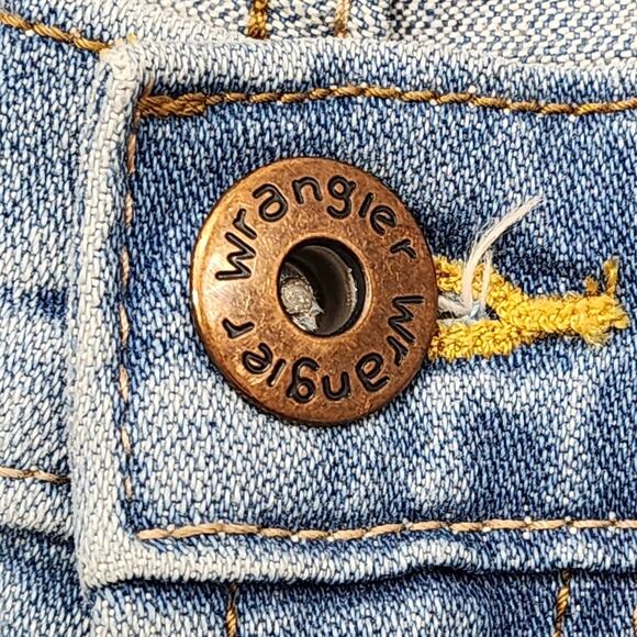 Wrangler Jeans Mens 30x30 Blue Relaxed Fit Bootcut Stretch Denim Western Casual - Picture 2 of 13